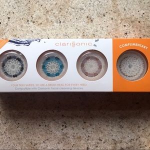 Four brand new Clarisonic brush heads